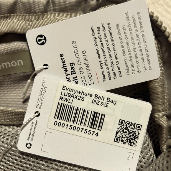 Lululemon belt bag. Raw linen - Picture 4 of 6